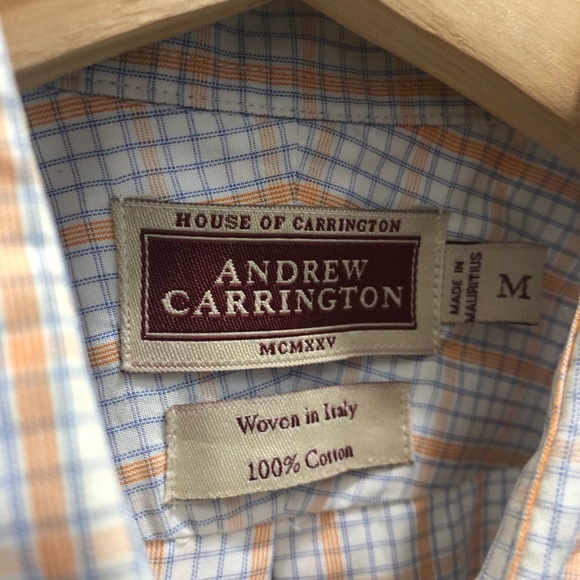 Mens Andrew Carringoton Dress Shirt - Picture 2 of 3